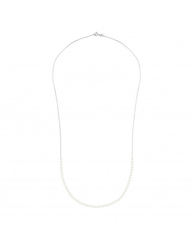 Collier Chaine 50 Perles Rondes 3-4 mm - 60 cm...