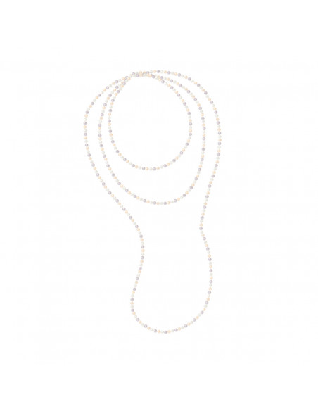 Sautoirs de Perles d'Eau Douce Semi Rondes - Tailles de 4 à 6 mm - 160 cm - OLYMPE