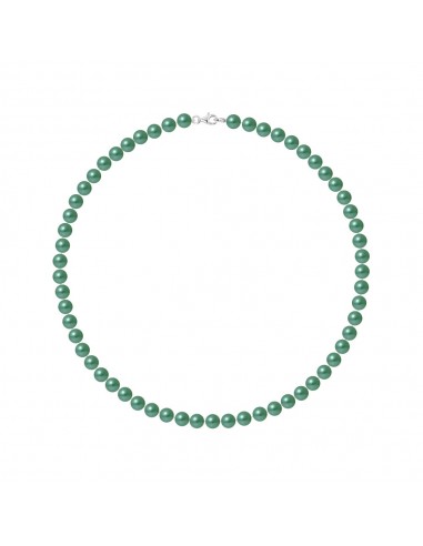 Collier Rang de Perles Semi-Rondes 6-7 mm -...