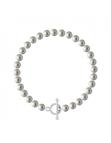 Bracelets round pearls 6-7 mm - Stick clasp -...