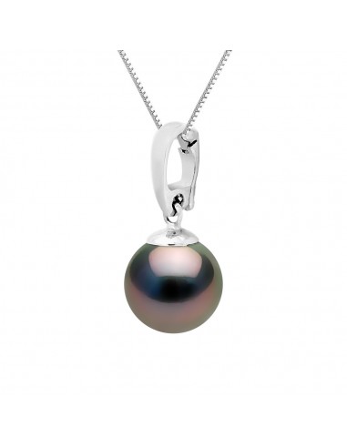 Round Tahitian Pearl Pendant 10-11 mm Opening...