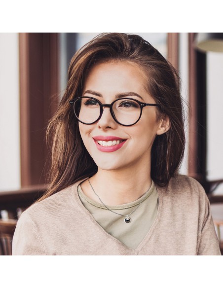 Tahitian Bead Necklace Round 10-11 mm - Smooth Entourage - Gold 375 - Manuia