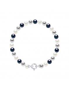 Bracelets Range Rounds 6-7 mm - Marine Ring - Gold 375 -...