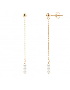 Pearl pearl pearls 4-5 mm - stroller system - Gold 375 -...