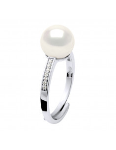 Rings Jewelry Round Pearl 7-8 mm - Several Colors -...