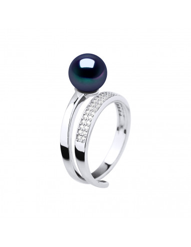 Bague Joaillerie Perle Ronde 8-9 mm - Argent 925 - PORTOFINO