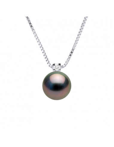 Collier Joaillerie Perle de Tahiti Ronde 8-9 mm - Argent 925 - NAHIMANE