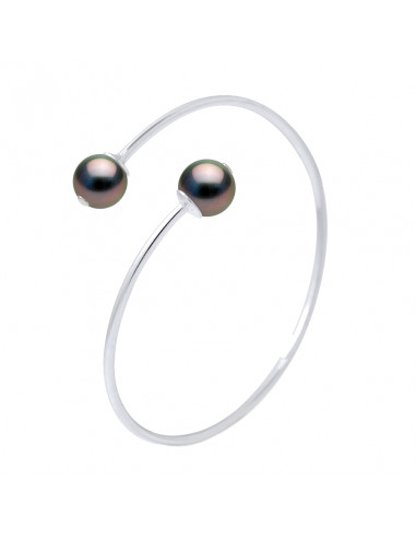 Bracelets Jonc Toi & Moi Perles Rondes -...