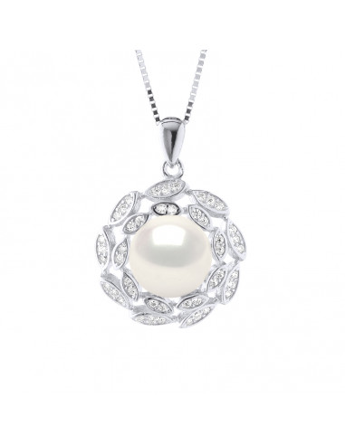 Colliers Joaillerie Perle Bouton 9-10 mm -...