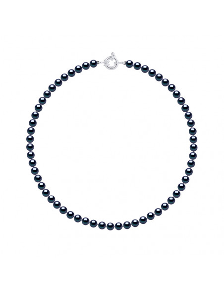 Necklace Rank of Beads 6-7 mm - Silver Marine Clarm 925 - Valmont