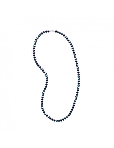Sautoir de Perles Rondes / Semi Rondes 6-7 mm -...