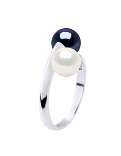 Ring You & Me - round beads 6-7 mm - Silver 925 - Pellegrin