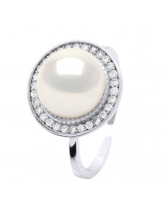 Ring Jewelry Pearl Button 10-11 mm - Several Colors -...