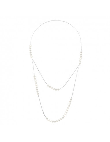 Collier Sautoir Perles rondes 5-6 mm - Argent 925 - NEUILLY