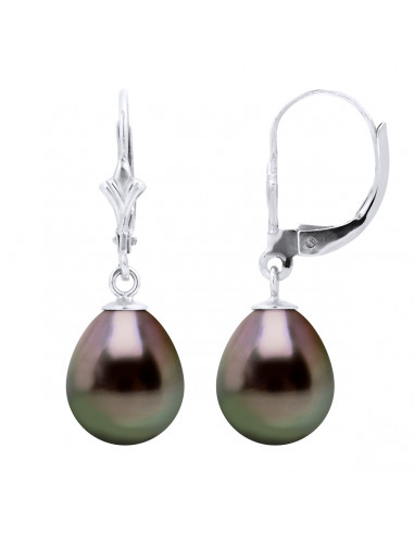 Tahiti pearl pearls pearls 9-10 mm - BRISURE...