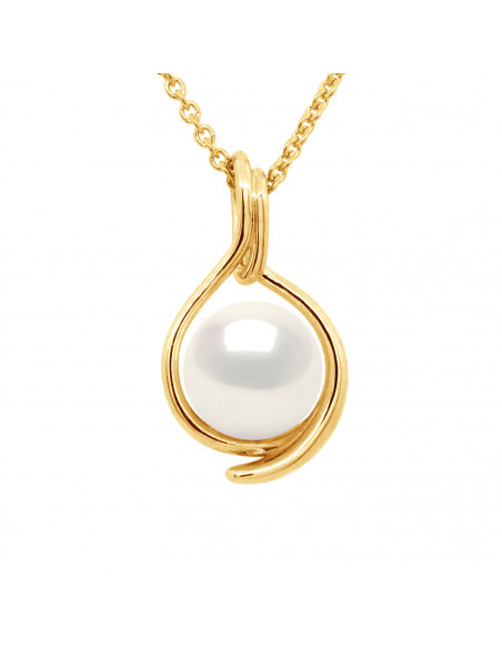 Double Face Pearl Pendant 8-9 mm - Offer Channel - Gold 375 - Richelieu
