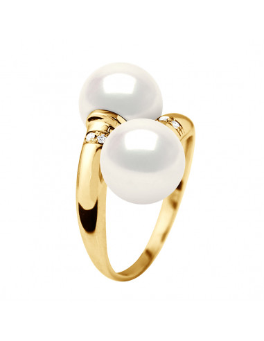 Prestige Round Round Ring 8-9 mm - Diamonds...