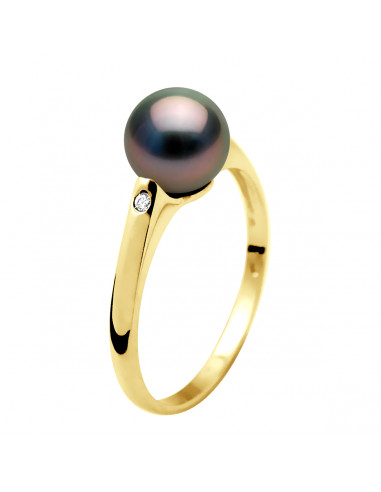 Ring Round Jumper Tahitian Pearl 8-9 mm -...