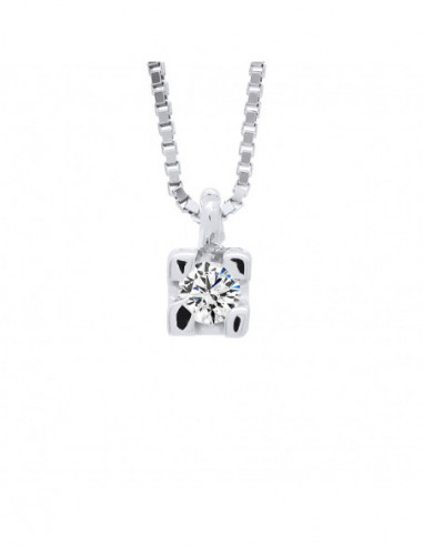Colliers Solitaires Diamants - Taille de 0.030...
