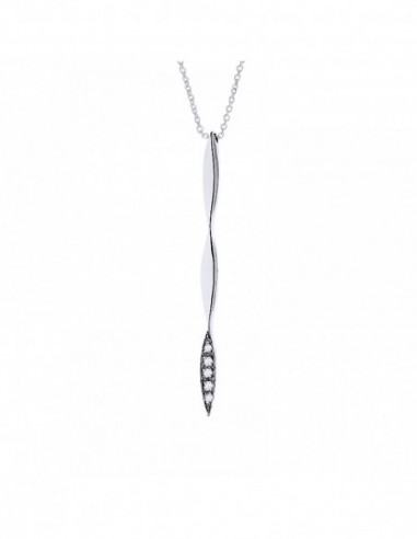 Diamond Necklace 0.020 CTS - Venetian Chain -...