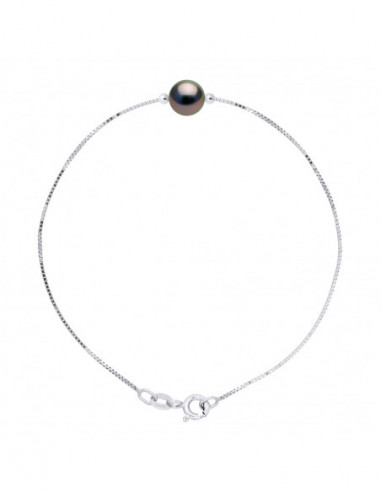 Bracelets Perle de Tahiti Ronde - Tailles de 8...