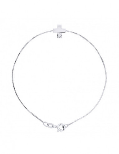 Diamond Bracelet 0.030 CTS Seri Cross -...