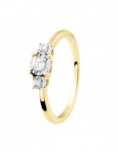 Diamond Alliance 0.21 Carats - Gold 375 - Houston