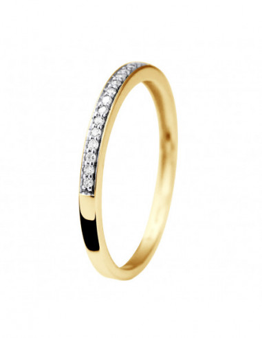 Alliance Diamonds 0.120 carats - Gold 375 -...