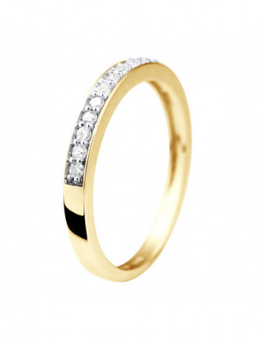 Alliance Diamonds 0.25 carats - Gold 375 -...