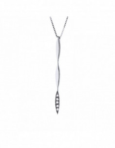 Prestige Necklace Jewelry Diamonds 0.020 Carats - Gold...