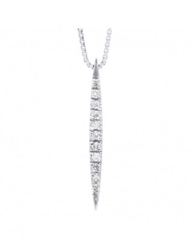 Collier Prestige Joaillerie Diamants 0.060 Carats - Or 375 - AROVA