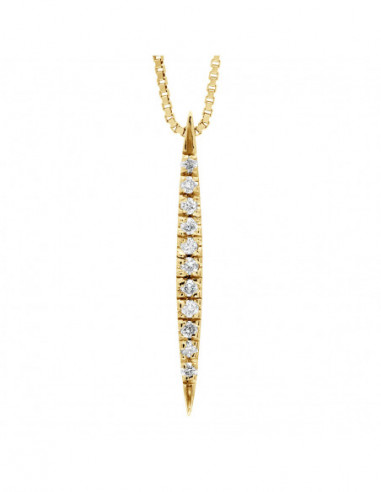 Collier Prestige Joaillerie Diamants 0.060 Carats - Or 375 - AROVA