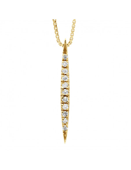 Collier Prestige Joaillerie Diamants 0.060 Carats - Or 375 - AROVA