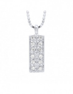 Prestige Necklace Jewelry Diamonds 0.040 Carats - Gold...