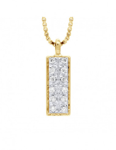 Collier Prestige Joaillerie Diamants 0.040 Carats - Or 375 - BOLOGNE