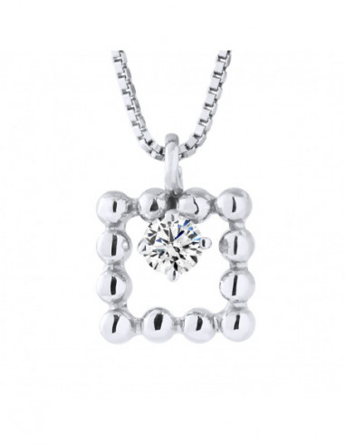 Collier Prestige Joaillerie Diamants 0.050 Carats - Or 375 - BARCELONE