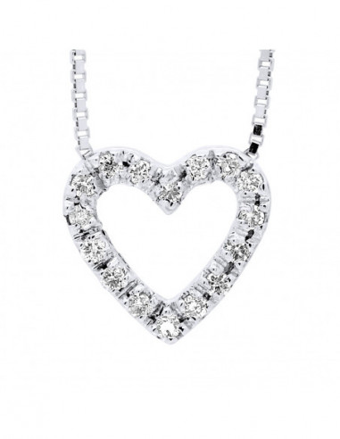 Collier Prestige Joaillerie Diamants 0.070 Carats - Or 375 - BUDAPEST