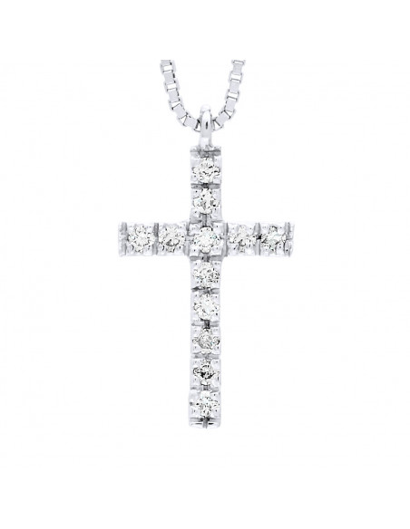 Prestige Necklace Jewelry Diamonds 0.070 Carats - Gold 375 - Lisbon