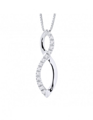 Collier Prestige Joaillerie Diamants 0.080 Carats - Or 375 - BUCAREST