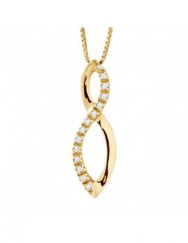 Prestige Necklace Jewelry Diamonds 0.080 Carats...