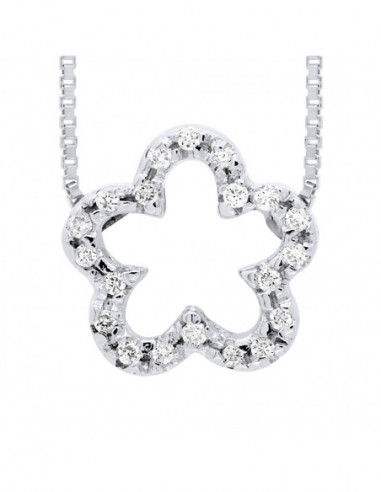 Collier Prestige Joaillerie Diamants 0.080...