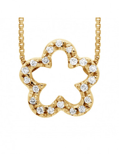 Collier Prestige Joaillerie Diamants 0.080 Carats - Or 375 - BRUGES