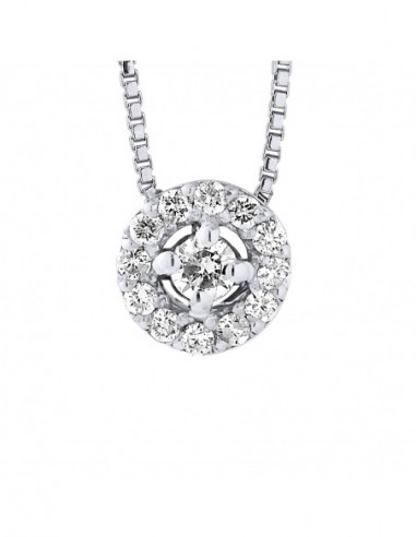 Collier Prestige Joaillerie Diamants 0.130 Carats - Or 375 - VIENNE