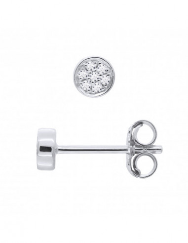 0.010 carat diamond earrings - Illusion 0.20...