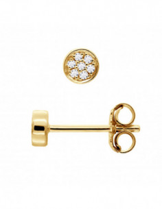 0.010 carat diamond earrings - Illusion 0.20 carats -...