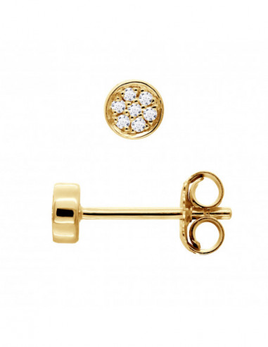 0.010 carat diamond earrings - Illusion 0.20...