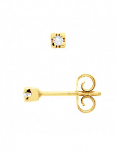 Clous d'Oreilles Diamants Classiques - Tailles de 0.040 à...