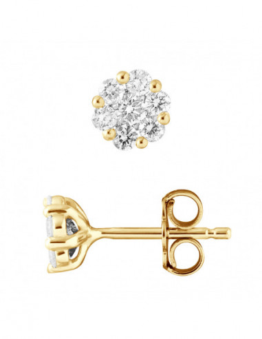 Boucles d'Oreilles Prestige Diamants 0,56...