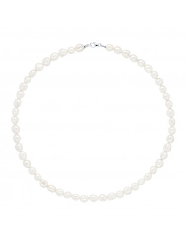 Collier Perles Baroques 6-7 mm - Fermoir...