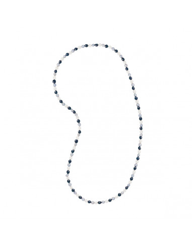 Baroque bead safety 6-7 mm - length 80 cm -...